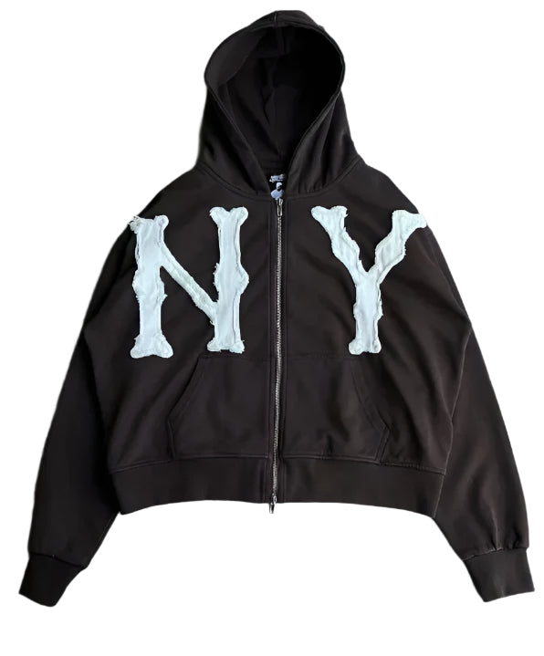 NY zipper hodie