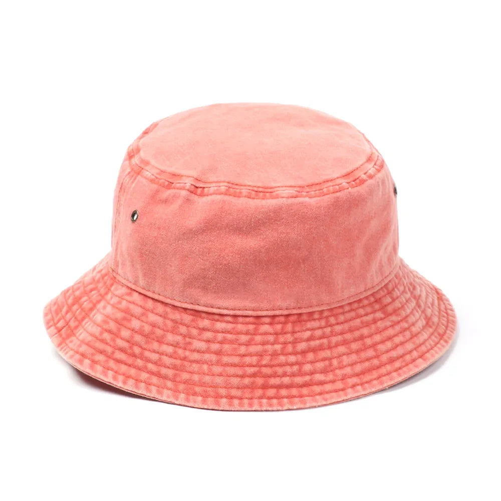 Fashion Denim Washed Bucket Hat