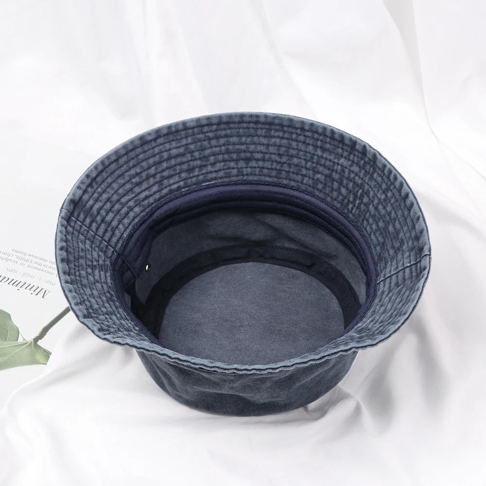 Fashion Denim Washed Bucket Hat