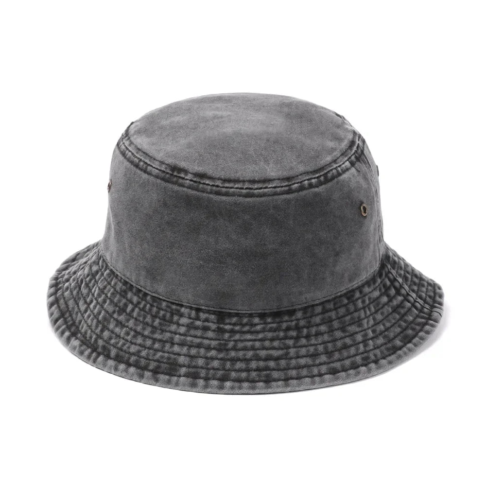Fashion Denim Washed Bucket Hat