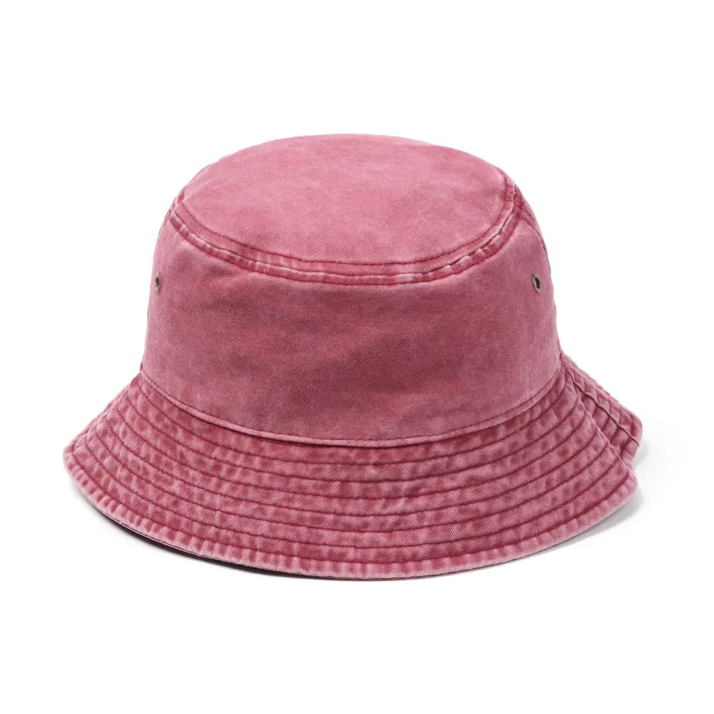 Fashion Denim Washed Bucket Hat