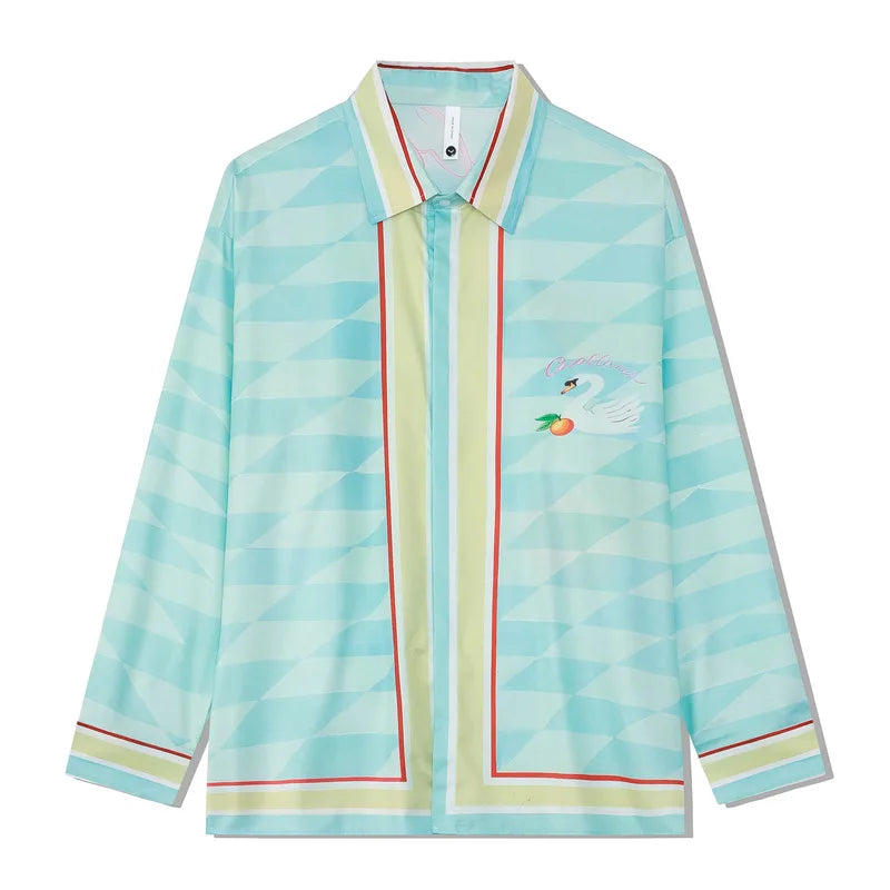 Men's long Sleeve Shirts Fashion Shirts Hawaiian