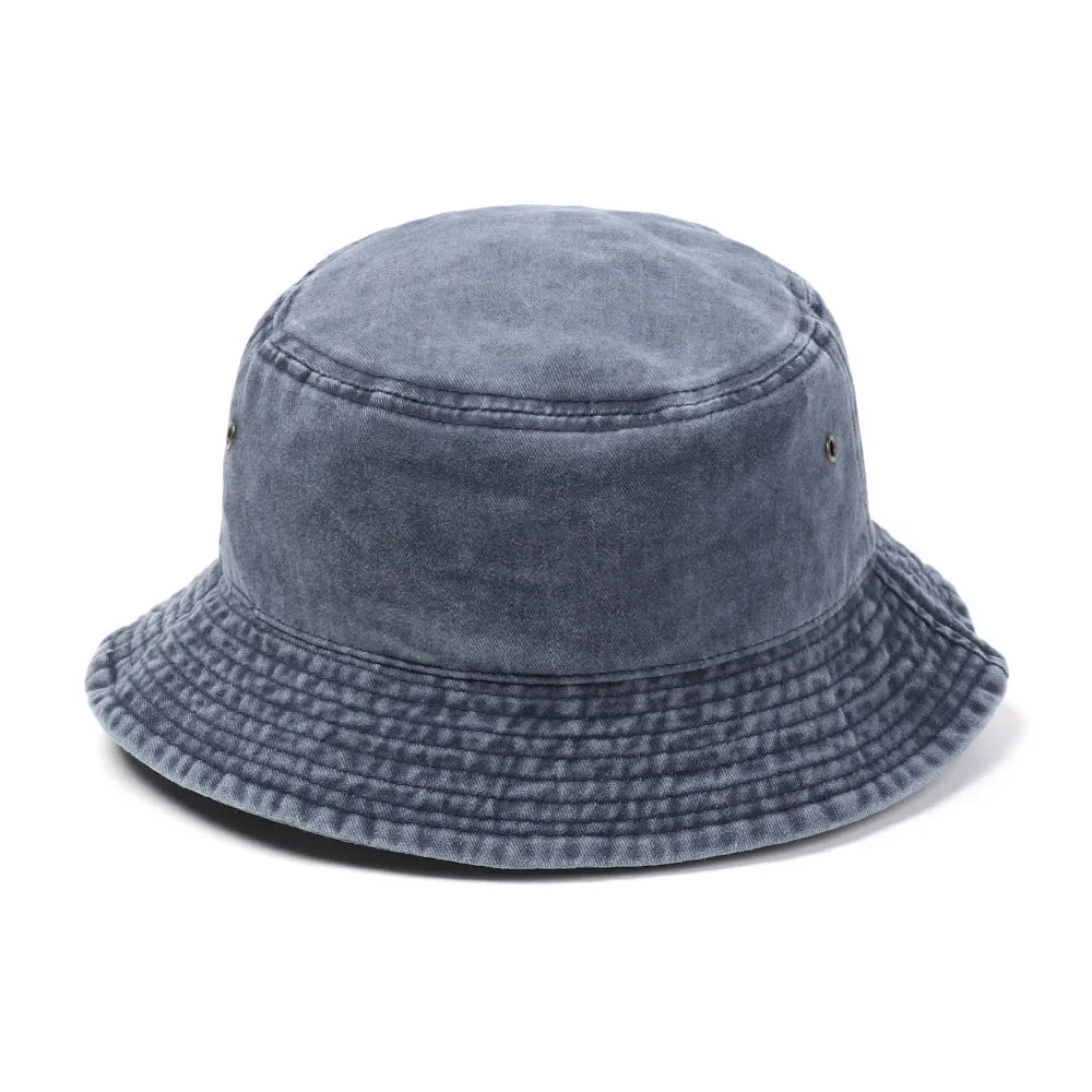 Fashion Denim Washed Bucket Hat