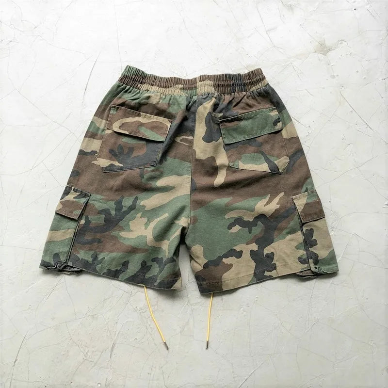 mans camo fashion shorts