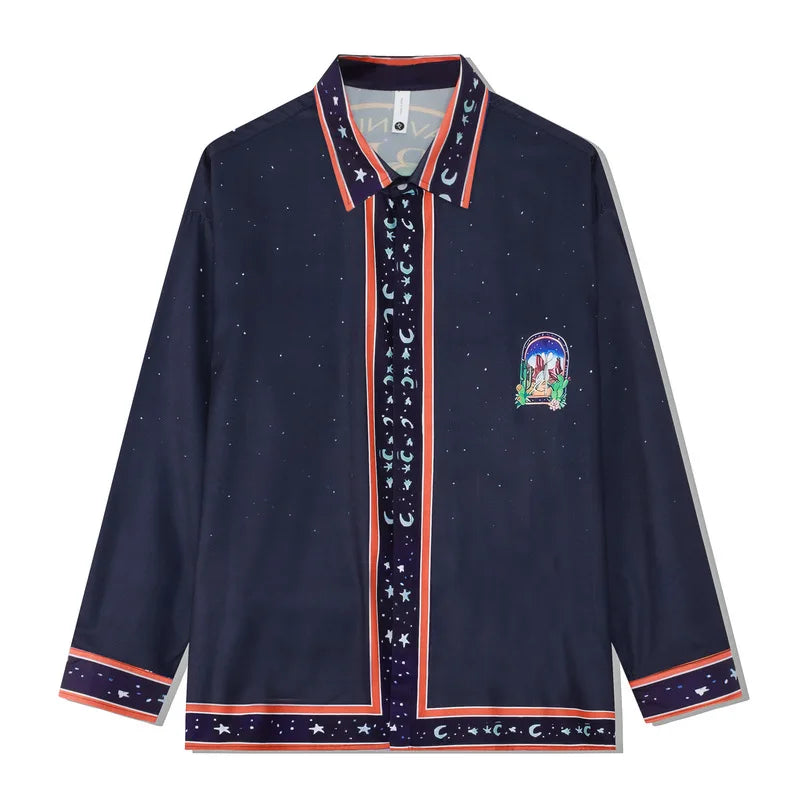 Men's long Sleeve Shirts Fashion Shirts Hawaiian