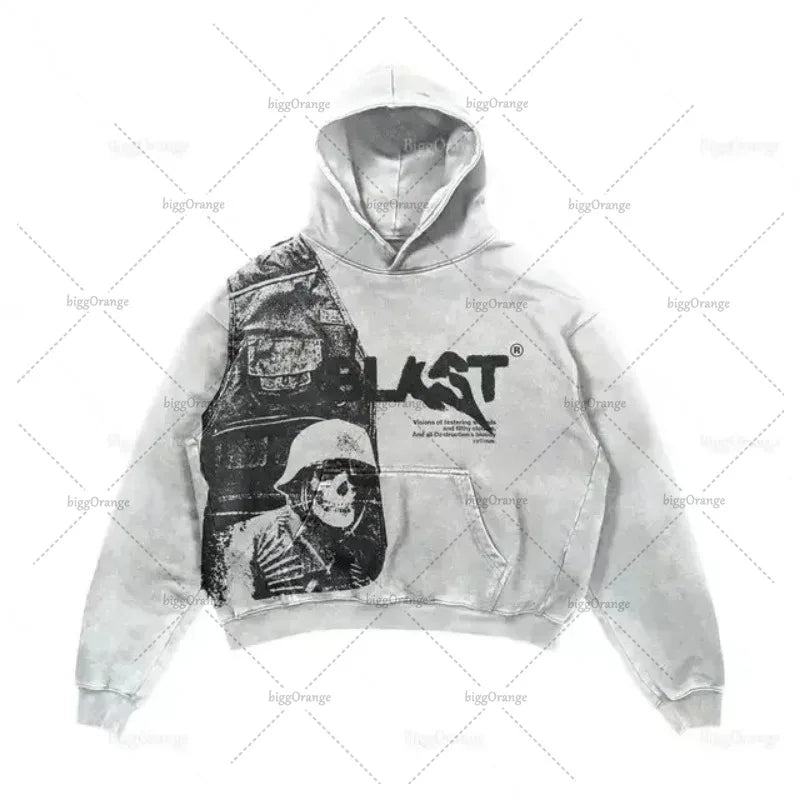 American fashion hoodie