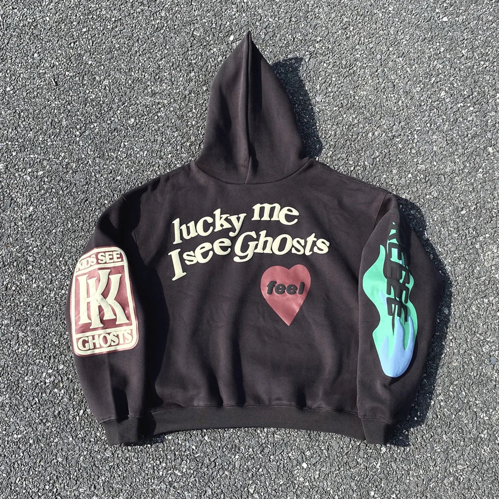 Overesized Printed Hoodies