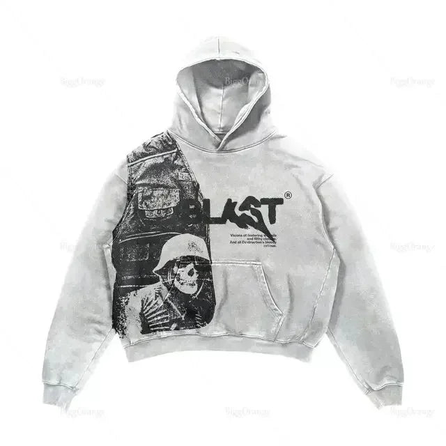 American fashion hoodie