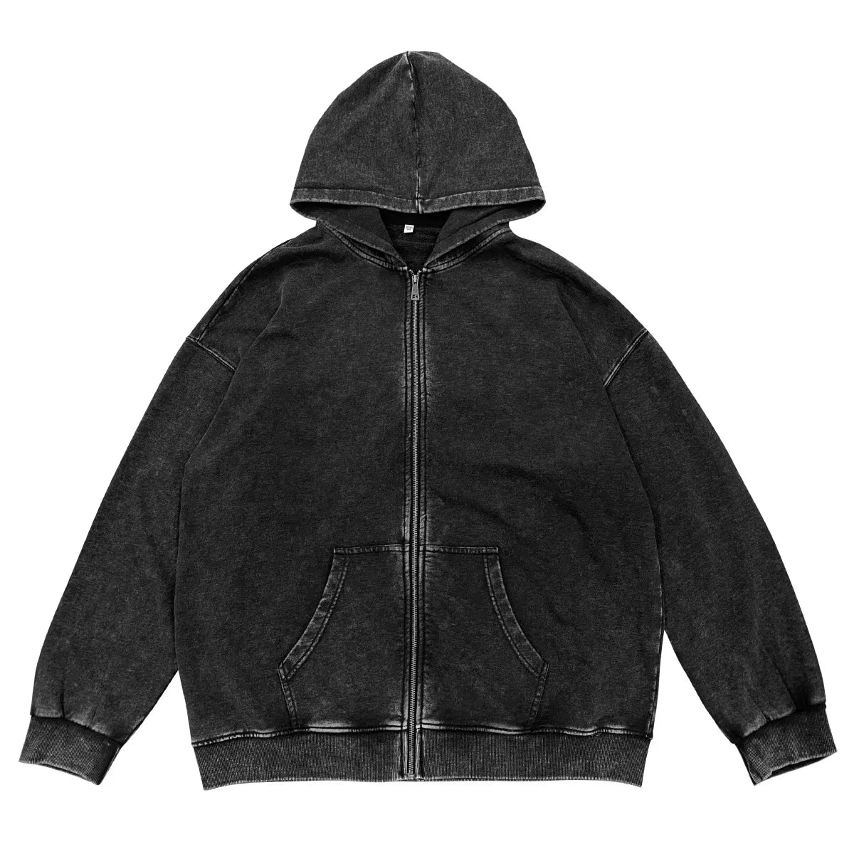 Washed Zipper Hoodies 100% Cotton MORE COLORS