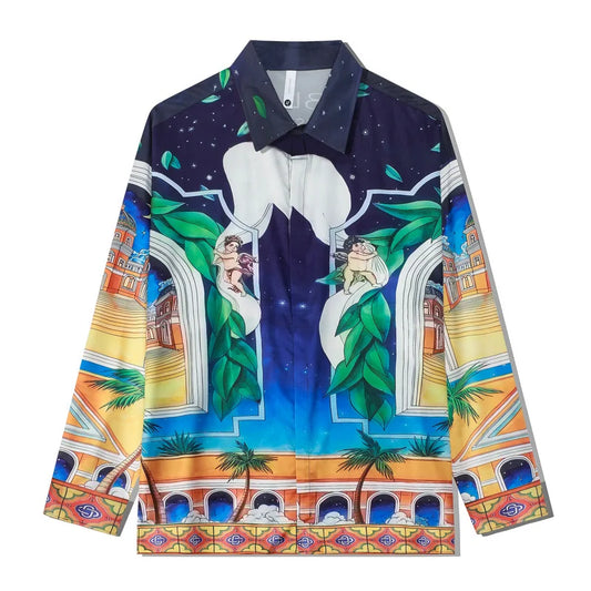 Men's long Sleeve Shirts Fashion Shirts Hawaiian