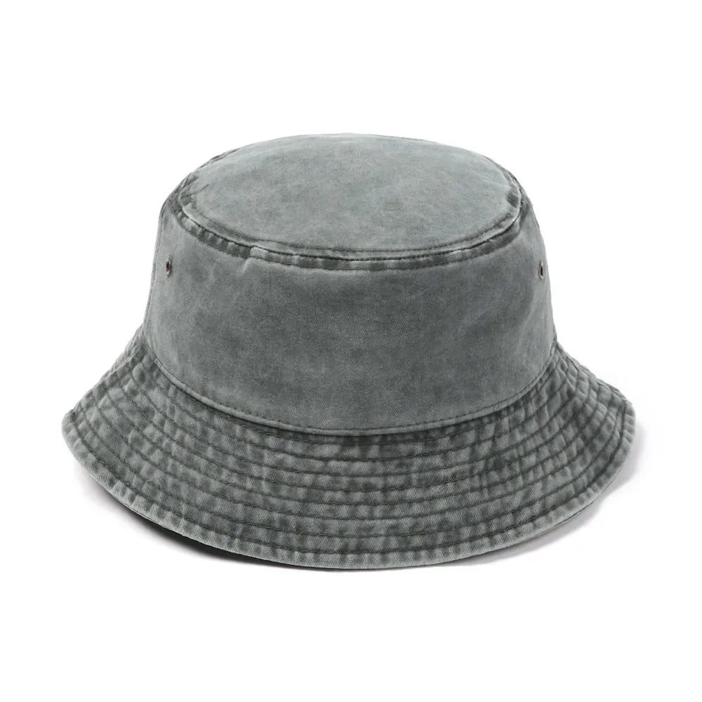 Fashion Denim Washed Bucket Hat